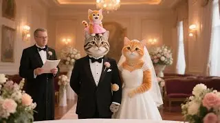 Mama Cat Remarries Tabby for His Kindness&mdash;Ginger Kitten Finally Has a Dad! 🐾🐱❤️ Cats Story!