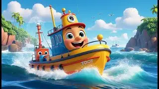 Tugboat to the Rescue | Brave Little Boat Song for Kids | Harbor Help Adventure Rhyme
