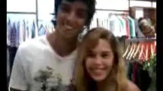 Mico com Rodrigo Simas.