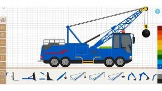 Building a Wrecking Ball Crane Truck in Labo Simulator