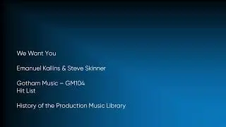 We Want You - Emanuel Kallins & Steve Skinner | Gotham Music (GM104) [Full Track] - HOTPML #1374