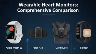 Wearable Heart Monitors- Comparison of Apple Watch S9, Polar H10, QardioCore, Huawei Band 7, BioBeat