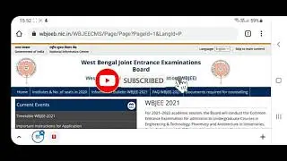 how to check WBJEE result 2021