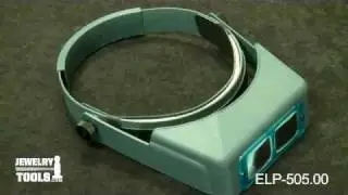 ELP-505.00 - Optivisor, #5, 2-1/2X - Jewelry Making Tools Demo