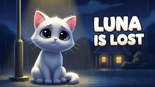 Luna the Lost Cat 🐱 | A Heartwarming Cartoon Story for Kids