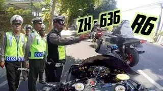Moge Kena Razia Polisi - Sunmori Lembang | R6 - ZX 636