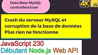 JavaScript230-Node.js-Web API-MySQL-Crash du serveur MySQL et corruption de la base de donn&eacute;es