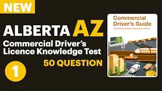 Alberta Commercial Driver&rsquo;s Licence Practice Test 2026 | Part 1 | #AlbertaClass1Test #AlbertaTest