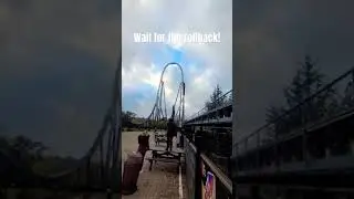 We had 3 rollbacks that day! #shorts #thorpepark #rollback #rollercoaster #themepark #stealth