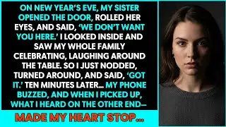 On New Year&rsquo;s Eve, My Sister Opened the Door, Rolled Her Eyes, and Said, &lsquo;We Don&rsquo;t Want You Here...&rsquo;