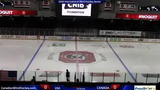 2019 International Blind Ice Hockey Series - Canada vs USA  Game 2