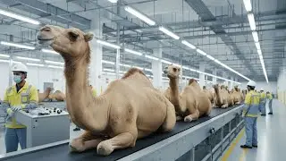 Inside the Giant Camel Leather Factory Line &mdash; The Hidden Industry Behind Desert Luxury