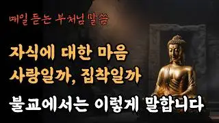 자식에 대한 마음이게 사랑일까요, 집착일까요 부모와 자식 관계에 대한 불교의 말씀