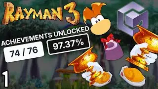 Rayman 3 ALL ACHIEVEMENTS speedrun GameCube edition (Part 1)
