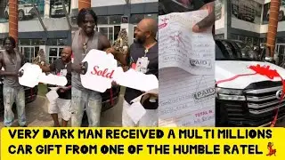 very DARK Man received a MULTi millions car glftom one of the humble ratel