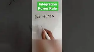 Integration Power Rule #shorts