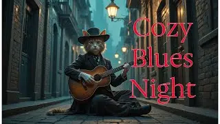 Velvet Alley Blues 🕯️ | Cozy Guitar for Night Relaxation