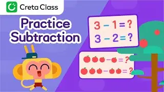 How Many Apples are Left on the Tree? | Math for Kids | Math Lessons & Creta Class