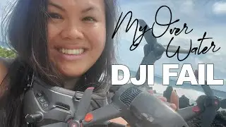 HAWAII: First Flight Over WATER with DJI FPV Drone... Almost Lost It!