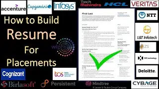 Tips for  Resume/CV to Crack IT/Tech Companies || Avoid COMMON MISTAKES || Placements