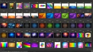 Multi color painting background collection free download