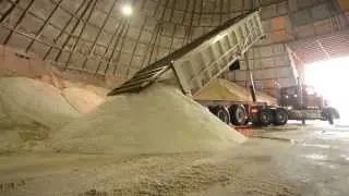 Salt delivery to Essex County DPW facility