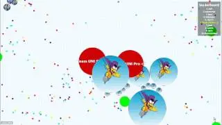Dominando server Agario party team UNI