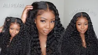 Must Have Deep Wave Wig For Summer!! | Lace Melted + Defined Curls | Alipearl Hair Wig Tutorial