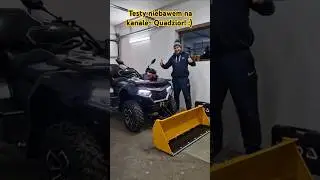 [CFMOTO] łyżka do quada cf625 #cfmoto #quad #łyżka #pług #loader #spoon