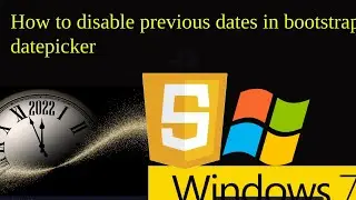 How to disable previous dates in bootstrap datepicker