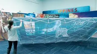15x8 Fabric Pop Up Setup