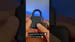 fingerprint door lock🔒| smart gadgets for home | daily life hacks #ytshort #youtubeshorts #shorts