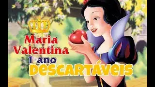 Festa Branca de Neve Preparativos - DESCARTÁVEIS / ÚLTIMAS COMPRINHAS- #MAHFAZ1