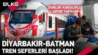 Bakan Karaismaioğlu Müjdeyi Vermişti! Diyarbakır-Batman Tren Seferleri Başladı..