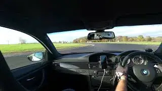 FK8 Civic Type R and BMW E92 M3 chase around Bedford Autodrome GT circuit