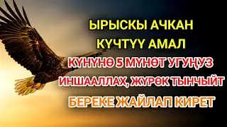 Бул аят тагдырыңды өзгөртөт! Аят Курси – күчтүү ырыскы дубасы