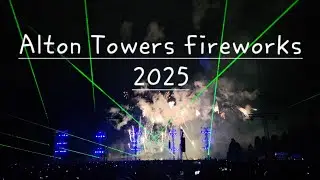 Alton towers Fireworks 2025