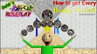 Baldi's Radical Roleplay | How to get Every Badge so far!