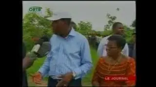 2&egrave;me Phase de la tourn&eacute;e du Pr&eacute;sident Boni Yayi dans les champs &agrave; l'int&eacute;rieur du B&eacute;nin