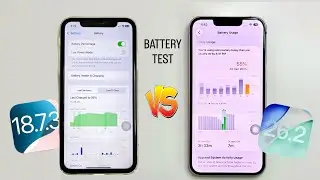 iOS 18.7.3 (iPhone XR) vs iOS 26.2 (iPhone 11) Battery Test Comparison - Battery Performance