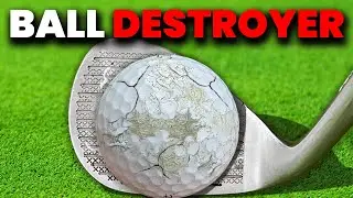 THIS AMAZING ILLEGAL GOLF CLUB DESTROYS GOLF BALLS