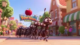 Toot Toot! Ants Go to Apple Town &ndash; A Marching Bug Song for Kids