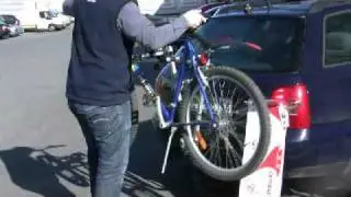 Green Valley Adventure 610 Tow Bar Mounted Bike Rack fitting Demonstration by MicksGarage
