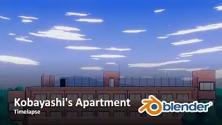 Kobayashi's Apartment Made in Blender 3.0
