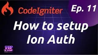 Codeigniter 4 - Authentication with Ion Auth
