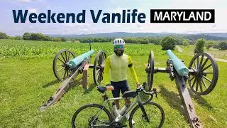 Maryland Vanlife Weekend at Greenbrier State Park | Cycling Historic Towns + Kayaking
