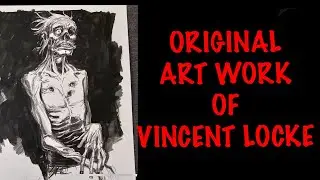 ORIGINAL ARTWORK OF VINCENT LOCKE! #comics #artwork #horrorcollector #originalart #horrorcollection