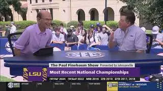 LSU Athletic Director Scott Woodward on The Paul Finebaum Show (Sept. 20, 2024)