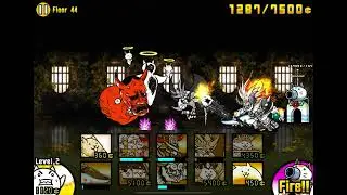 Totally a normal guide of infernal tower floor 44 (the battle cats)