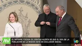 29/01/2026 Un 20% de la población de Murcia está en riesgo de exclusión según Cáritas